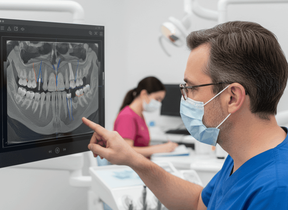 Сколько действует КТ зубов?