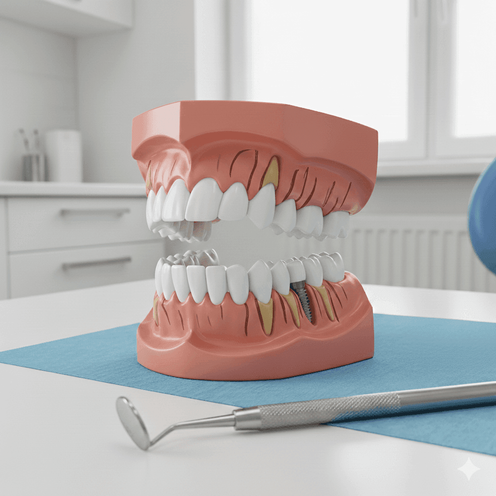 Реставрационная керамическая вкладка для поднятия прикуса